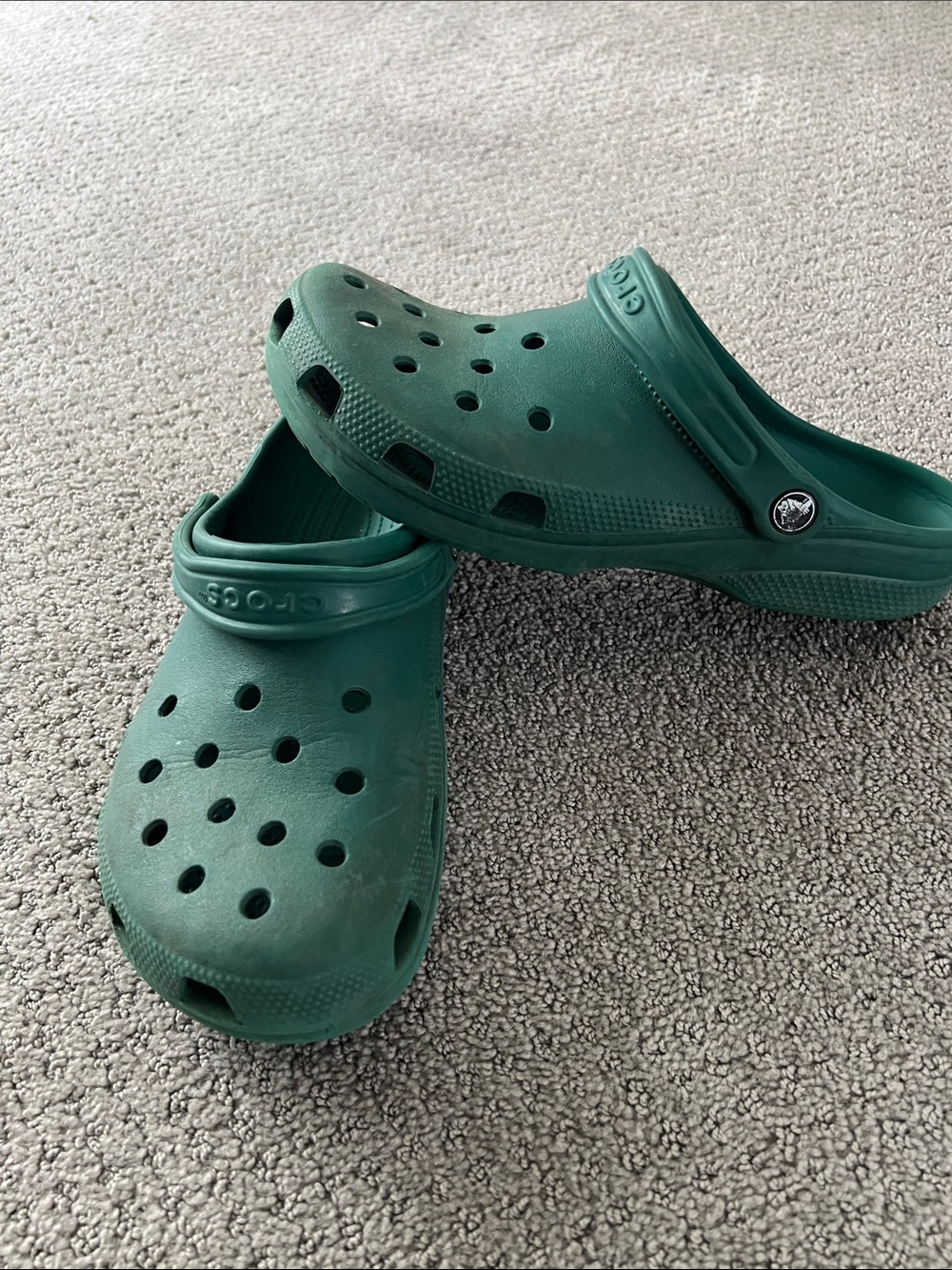 CROCS Kids Classic Clog in Teal Green